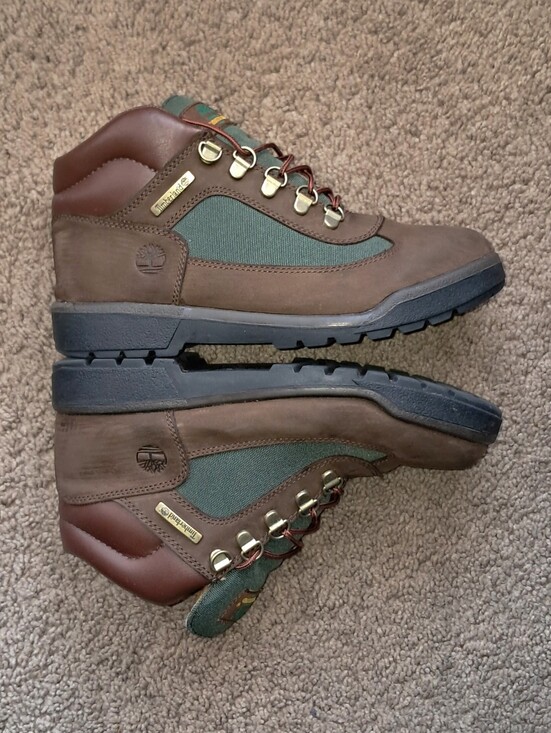 Timberland Other - Timberland Boys Field Boot Brown Green Boot Size 6